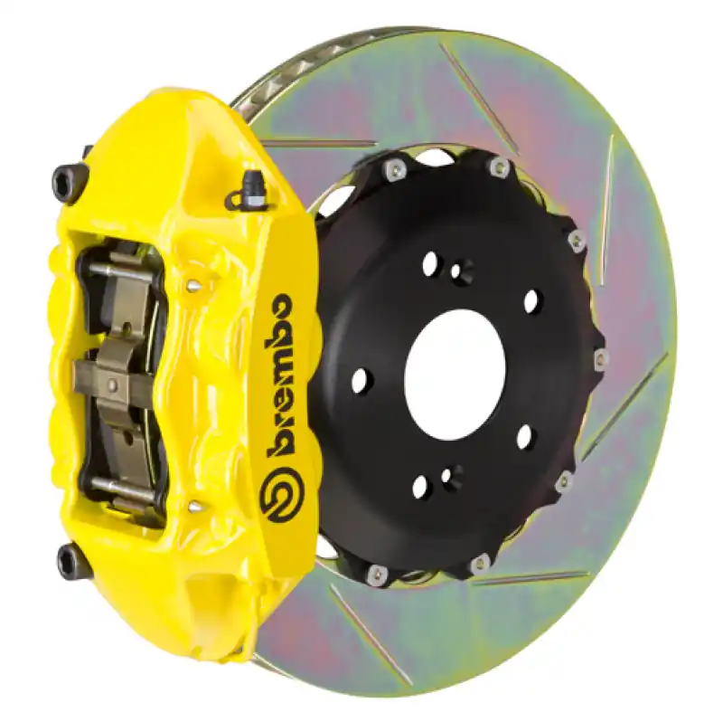 Brembo 99-05 S2000 Rear GT BBK 4 Piston Cast 328x28 2pc Rotor Slotted— PMD Premier Motoring Development Today Only