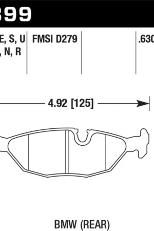 Free Shipping Hawk 91 BMW 318i E30 All DTC-70 Rear Brake Pads — PMD Premier Motoring Development