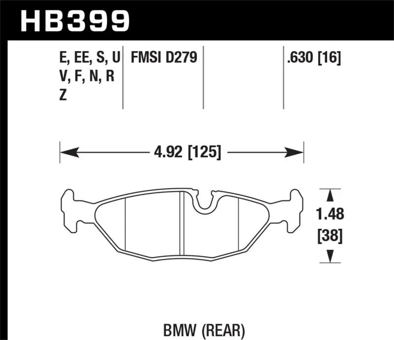 Free Shipping Hawk 91 BMW 318i E30 All DTC-70 Rear Brake Pads — PMD Premier Motoring Development