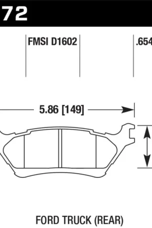 Clearance Hawk 2012-2016 Ford F-150 / Full-Size Trucks and SUV - LTS Street Brak — PMD Premier Motoring Development