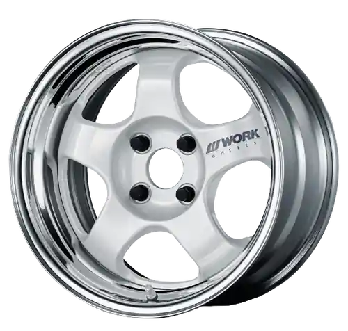 Direct From Factory Work Meister S1 2P 5x100 15x8+12 R Disk White