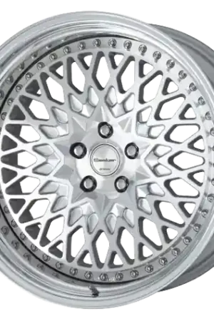 Luxury Work Gran Seeker Ccx 5x120.65 19x9.5+26 R Disk Machined Silver Polish