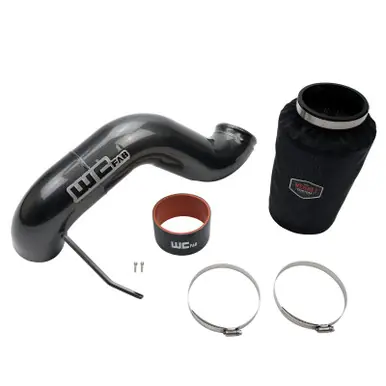 Wehrli 03-07 Dodge 5.9L Cummins 4in Intake Kit - Fluorescent Green - WCF100346-FG Fast Shipping