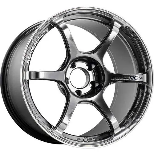Advan Racing RG-4 5x114.3 18x9.5 +12 RACING HYPER BLACK & RING Free Shipping