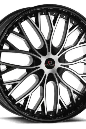 Cavallo CLV-33 6x135/6x139.7 26x9.5 +15 Gloss Black & Machined Popular