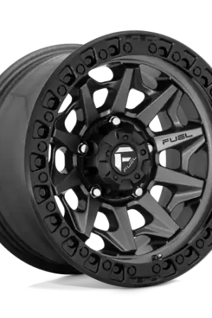 Fuel 1PC D716 COVERT 6X135 17X9 -12 MATTE GUN METAL BLACK BEAD RING Today Only