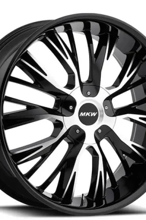 Save Now 18" MKW Wheels M122 Gloss Black Machined Face Rims