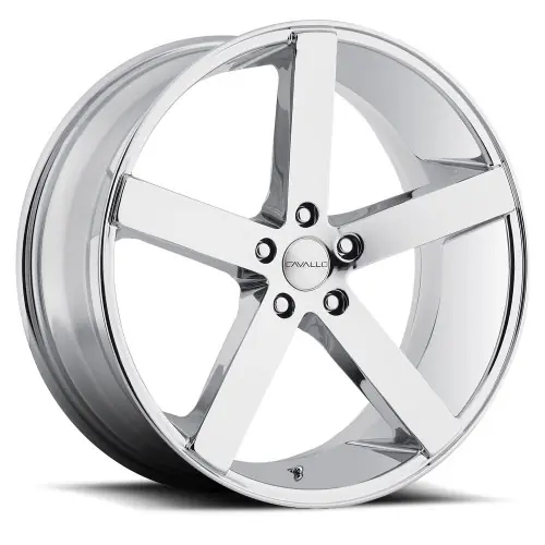 Cavallo CLV-5 5x112 20x8.5 +35 Nano Chrome Super Sale