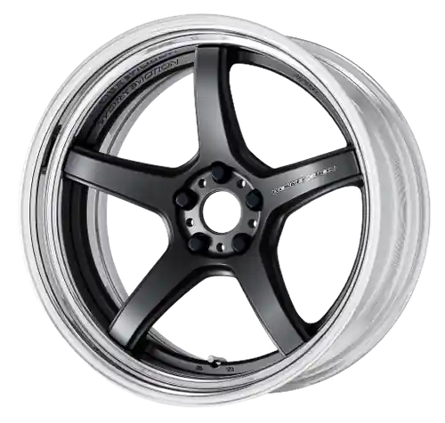 Work T5R 2P 5x115 20x12.5 +38 Matte Gunmetal Handmade