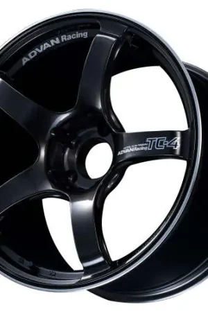 Authentic Advan Racing TC4 5x114.3 18x8.5 +51 BLACK GUNMETALLIC & RING