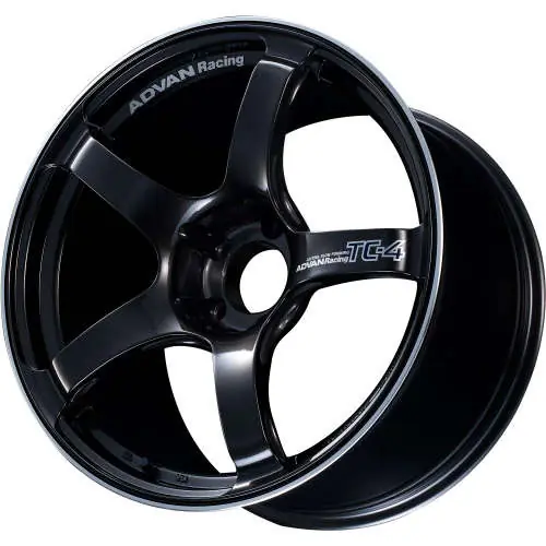 Authentic Advan Racing TC4 5x114.3 18x8.5 +51 BLACK GUNMETALLIC & RING