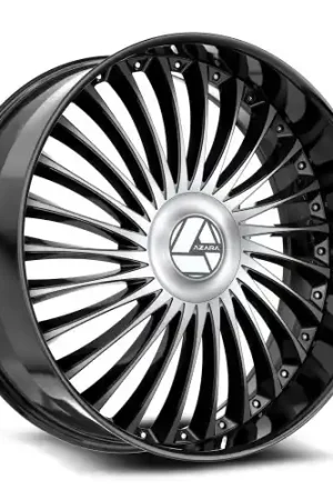 Bargain Azara AZX-103 6x135/6x139.7 26x9.5 +22 Gloss Black & Machined