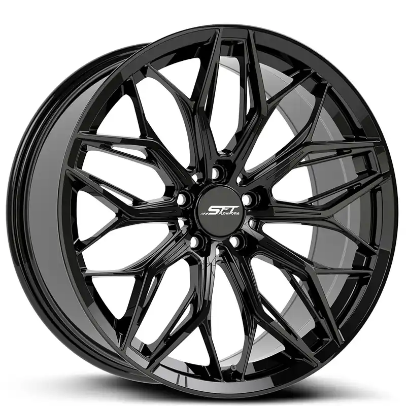Original 18" Shift Wheels Splitter Gloss Black Flow Formed Rims