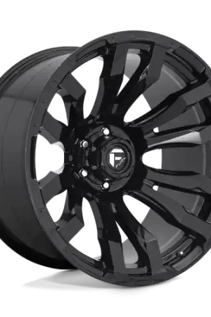 Affordable Fuel 1PC D675 BLITZ 8X170 20X8.25 +105 GLOSS BLACK