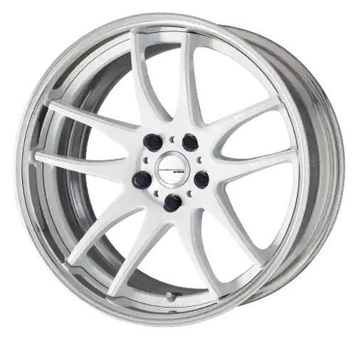 Last Chance Work Cr 2P 5x115 18x8.5 +22 Gloss White