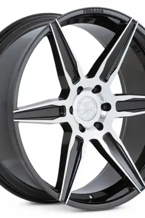 24" Ferrada Wheels FT2 Black Machined Rims Fan Favorite