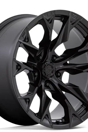 Buy Online 22" Fuel Wheels D804 Flame 5 Blackout Off-Road Rims