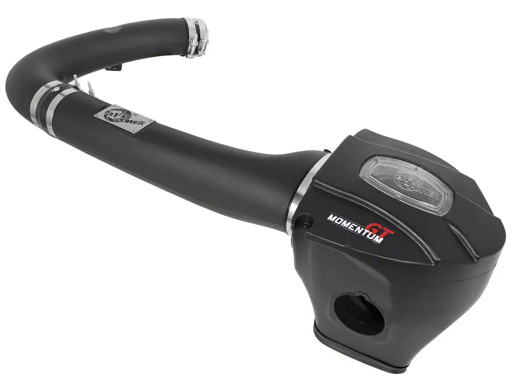 Top Rated AFE Momentum GT Cold Air Intake with Pro DRY S Filter; Black