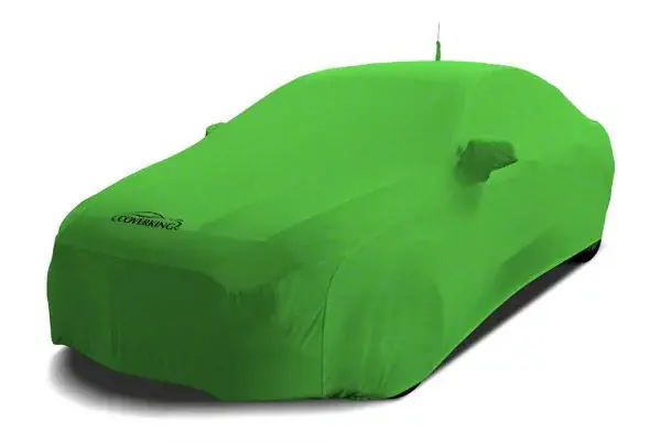 Fast Shipping Coverking Satin Stretch Indoor Car Cover; Synergy Green
