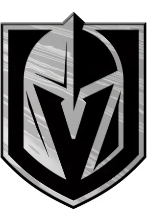 Vegas Golden Knights Molded Emblem; Chrome Final Sale