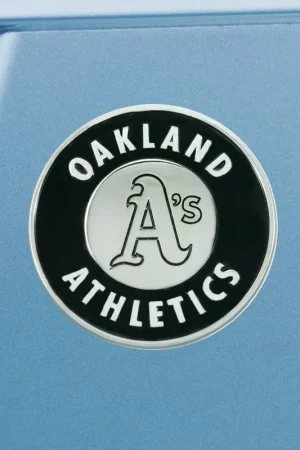 Bargain Oakland Athletics Emblem; Chrome
