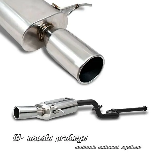 Mazda Protege Option Racing Cat-Back Exhaust - 41-35120 Brand New
