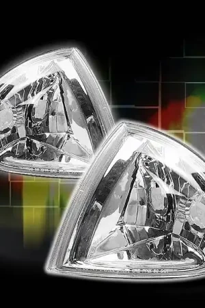 Honda Del Sol Custom Disco Chrome Corner Lights - LC-DEL93-YD Affordable