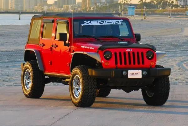 Shop Now Jeep Wrangler Xenon Flat Panel Rear Urethane Fender Flare Kit - 9150