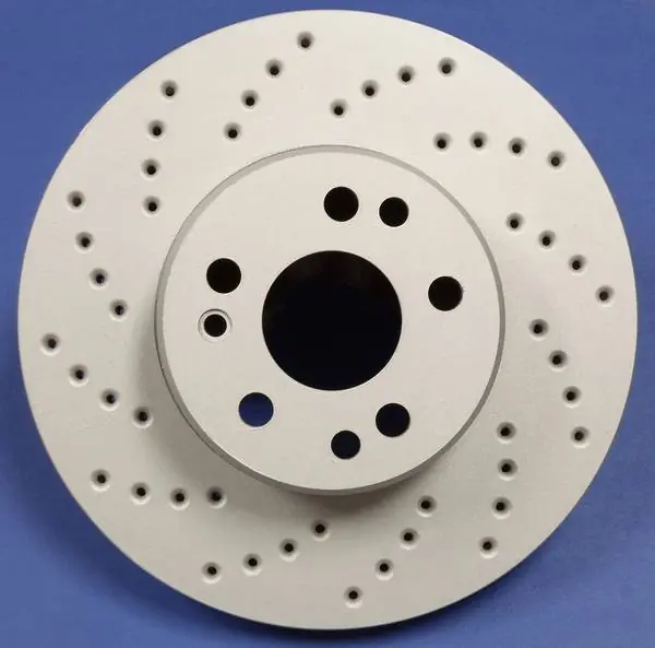 Trending Mercedes-Benz C Class SP Performance Cross Drilled Vented Front Rotors - C28-216