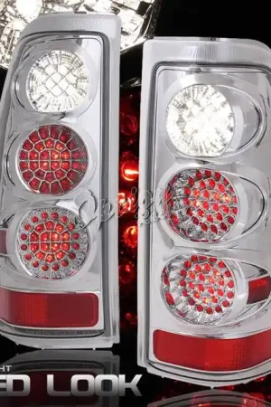 Chevrolet Silverado Option Racing Taillights - LED Look - LED Look - Chrome Diamond Cut - 17-15363 No Minimum Order