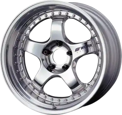 Work Meister S1 3P 5x114.3 17x9+16 A Disk Bright Buff Finish Budget