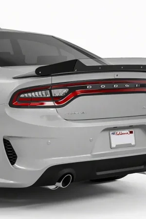 Free Delivery V1R Wicker Bill Rear Spoiler; Forged Carbon Fiber Vinyl