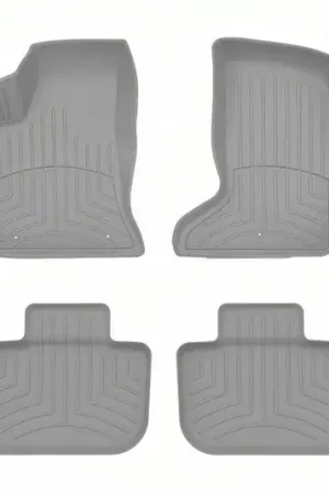 Weathertech Front and Rear Floor Liner HP; Grey Must Have