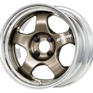Work Meister S1 2P 5x120.65 15x9.5+0 A Disk Titanium Gold Popular