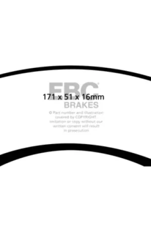 EBC 93-00 Aston Martin Virage 5.3 (PBR Caliper) Redstuff Front Brake P — PMD Premier Motoring Development Reduced Price