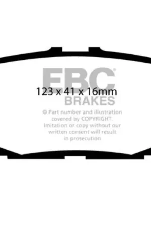 Professional Grade EBC 93-97 Lexus GS300 3.0 Redstuff Rear Brake Pads — PMD Premier Motoring Development