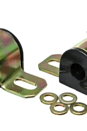 While Supplies Last Energy Suspension 7/16in Greaseable Univ. S/B Set - Black — PMD Premier Motoring Development