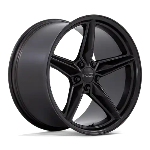 Foose 1PC F175 CF8 5X120 19X11 +43 MATTE BLACK Premium