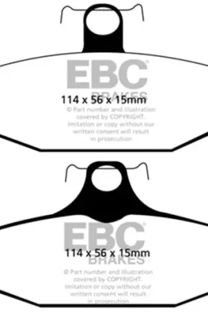 EBC 83-87 Chevrolet Corvette (C4) 5.7 Ultimax2 Rear Brake Pads — PMD Premier Motoring Development Hot Deal