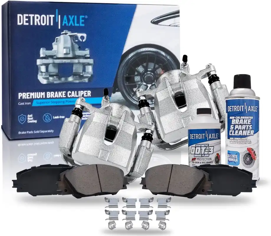 6pc Front Disc Calipers Ceramic Brake Pads Kit Secure Checkout