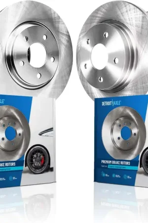 Low Price 4pc Front & Rear Disc Brake Rotors Kit