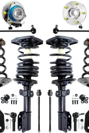 14pc Front & Rear Struts Wheel Hub and Bearings Sway Bar Links Suspension Kit Discount