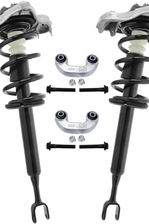High Quality 4pc Front Struts Sway Bar Links Suspension Kit