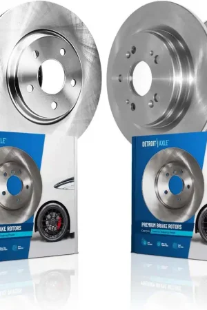 4pc Front & Rear Disc Brake Rotors Kit Top Pick