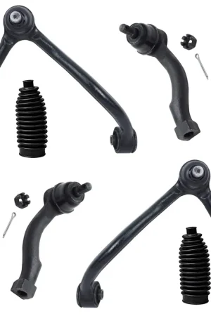 Trending 8pc Front Upper Control Arms Tie Rods Suspension Kit