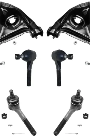 8pc Front Lower Control Arms Tie Rods Sway Bar Links Suspension Kit Wholesale