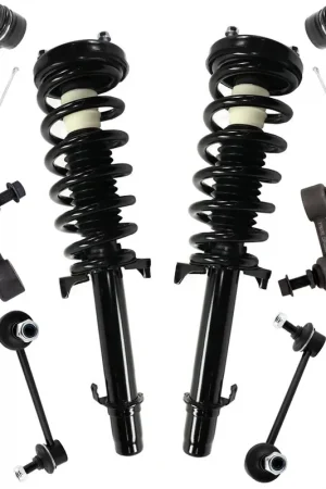 10pc Front Struts Inner Outer Tie Rods Sway Bar Links Suspension Kit Holiday Sale