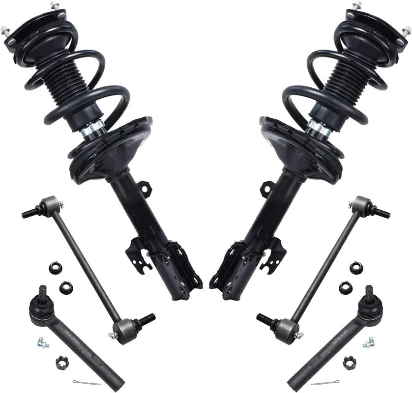 Wholesale 6pc Front Struts Sway Bar Links Outer Tie Rods Suspension Kit