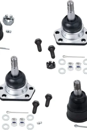4pc Front Upper Lower Ball Joints Suspension Kit Instant Buy