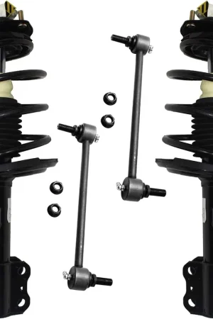 Worldwide Shipping 4pc Front Struts Sway Bar Links Suspension Kit